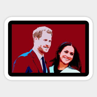 harry and meghan Sticker